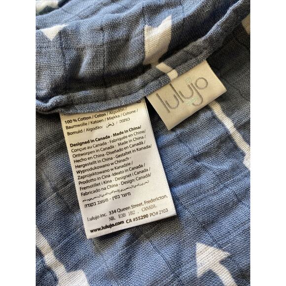 Lulujo Baby 100% Cotton Muslin Swaddle Blankets 40x 40 Aden + Anais Lot Of 2 - Picture 8 of 10